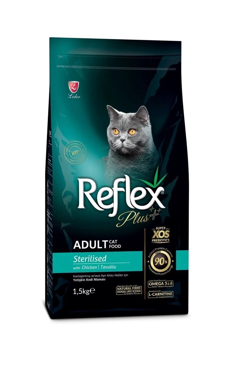 Reflex Plus Somonlu Kısırlaştırılmış Kedi Maması 1,5kg