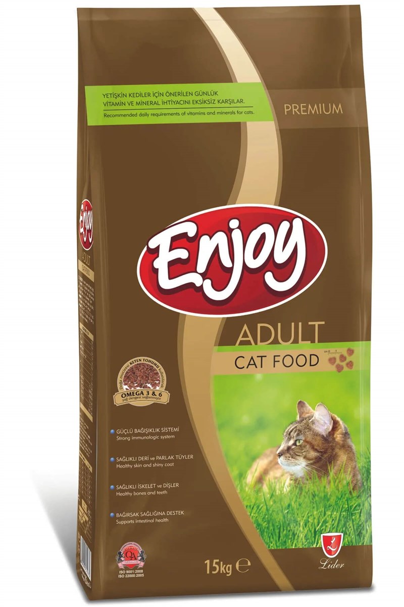 Enjoy Tavuklu Yetişkin Kedi Maması 15 KG