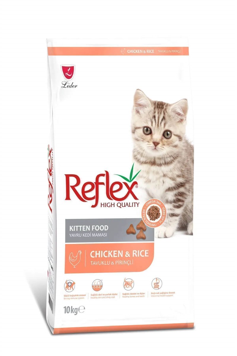 Reflex Tavuklu Yavru Kedi Maması 10KG