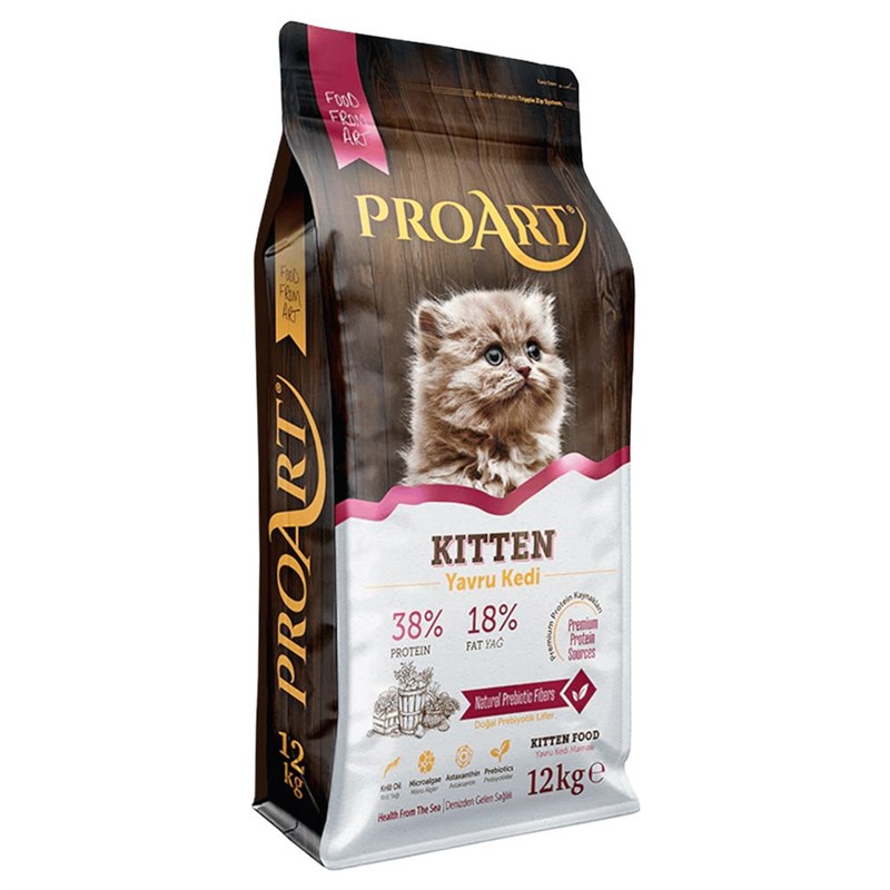 Proart Kitten Tavuklu Yavru Kedi Maması 12 KG