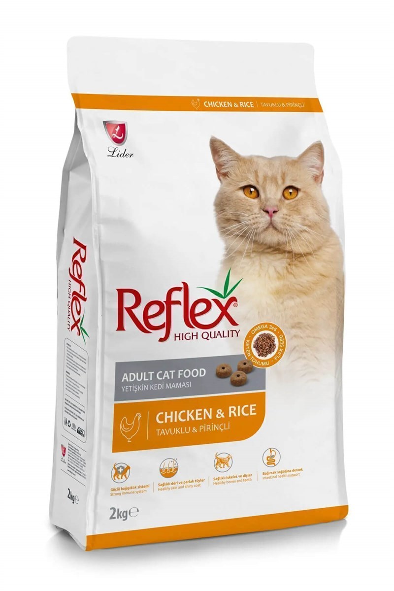 Reflex Tavuklu ve Pirinçli Yetişkin Kedi Maması 2 KG