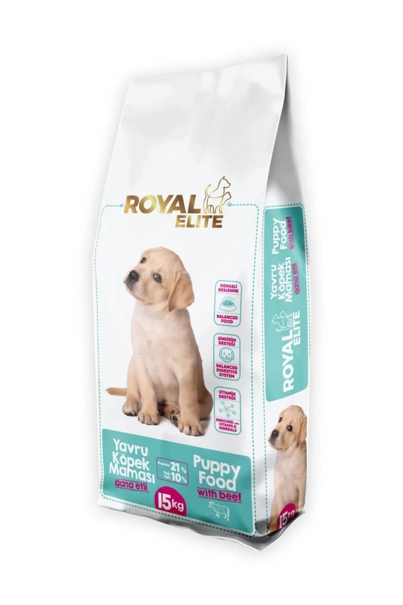 Royal Elite Etli ve Pirinçli Yavru Köpek Maması 15KG